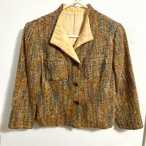 Vintage wool blazer jacket